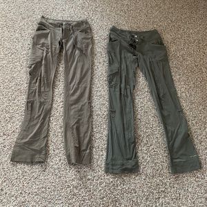 lot of 2 Columbia hiking pants